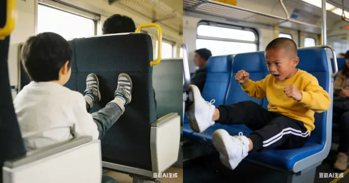 日調查揭近7成列車乘客遭孩童踢椅背不敢出聲 背後原因曝光！