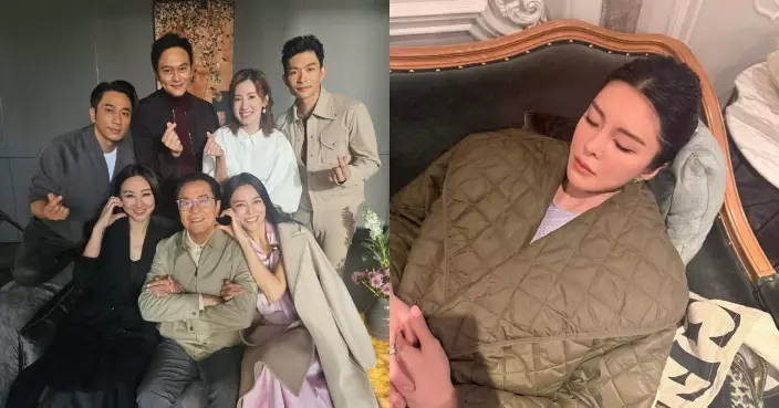 張曦雯晒《璀璨之城》花絮照迎新一年 公開瞓覺樣依然好省鏡