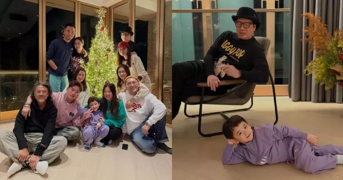 胡定欣宴請好友豪宅開派對 陳山聰囝囝瞓地擺pose好搶鏡