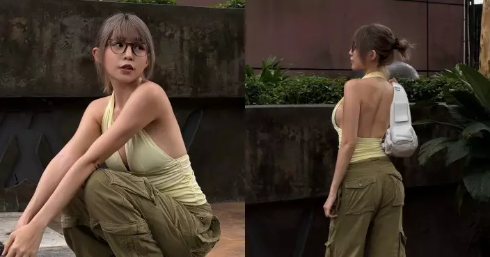 大馬女神Miko Wong超Deep V再晒美背 側身盡顯澎湃身材