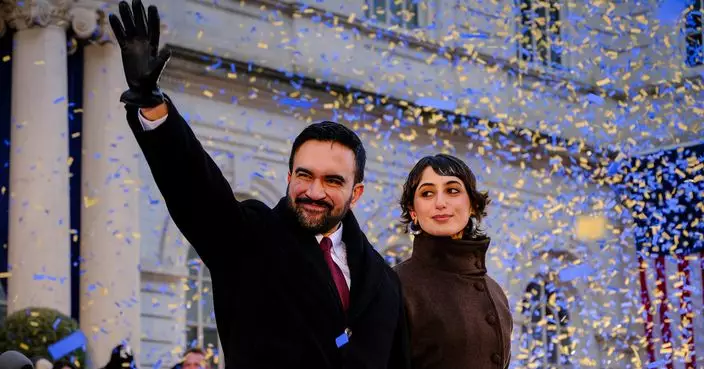 紐約市新任市長馬姆達尼宣誓就職