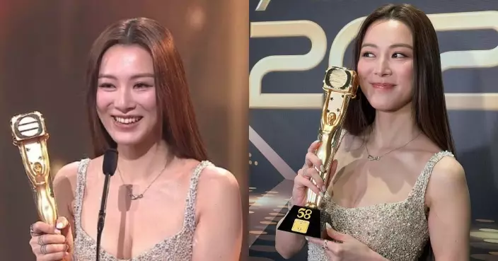 TVB頒獎禮2025｜王敏奕憑《新聞女王2》「劉艷」勇奪「最佳女配角」