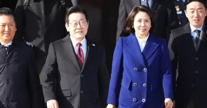 南韓總統李在明抵達北京 展開四日訪華行程