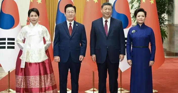 習近平與訪華韓國總統李在明舉行會談