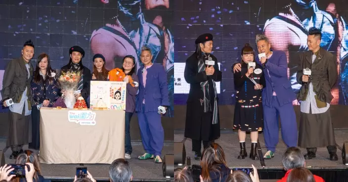 草蜢現身演員會藍光碟發佈會 蔡一智獲近千fans大合唱賀壽 蔡一傑承諾為小儀婚宴表演