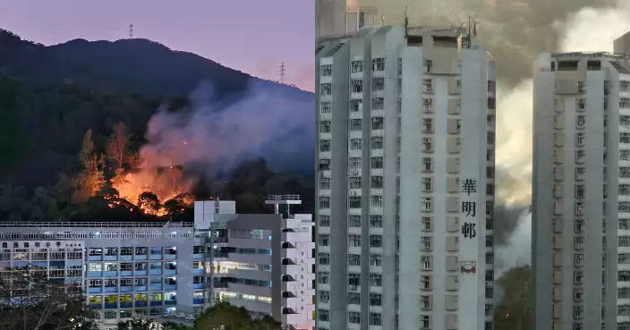紅色火災危險警告生效 新界北接連發生山火一度逼近民居