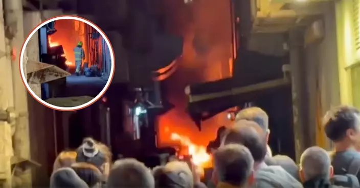 旺角煙廠街後巷起火有爆炸聲 警未接受傷報告