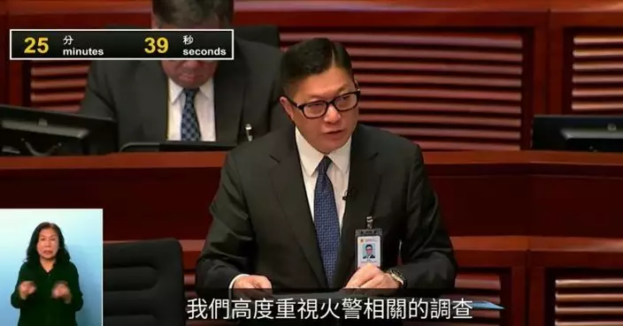 大埔五級火｜鄧炳強：專責巡查隊已排查250座高風險樓宇  參考內地善用先進科技提升滅火效率