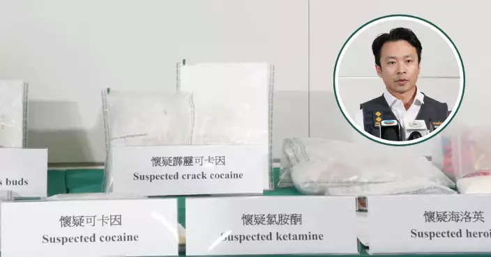 海關搗破懷疑毒品儲存倉 檢13公斤約值420萬港元毒品拘一男