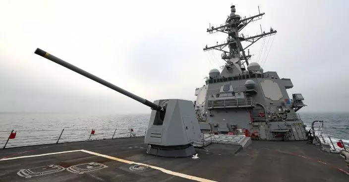 美導彈驅逐艦過航台灣海峽 解放軍全程跟監警戒