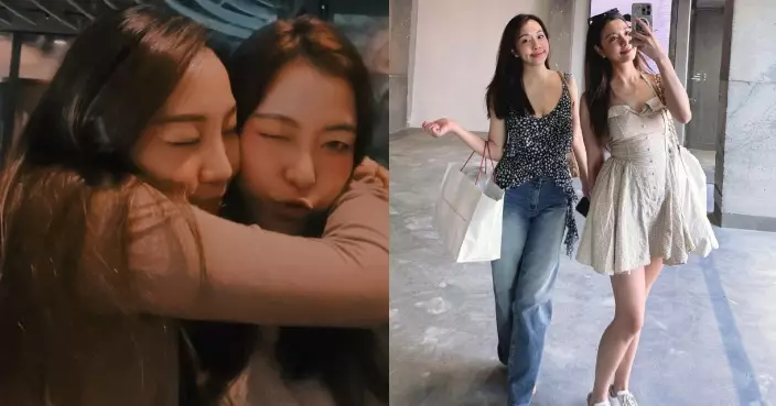 「東張女神」俞可程晒與索爆家姐甜蜜合照 網民激讚：可以原地出道了