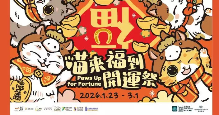 華懋集團8大商場聯乘本地藝術家Bao Ho呈獻「喵來福到開運祭」　4大萌喵福運大使亮相　7大打卡場景迎馬年