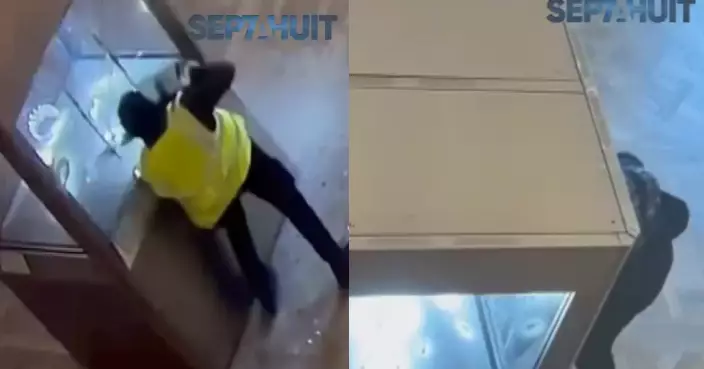 法國羅浮宮珠寶劫案閉路電視首曝光 職員顧住疏散冇人阻？