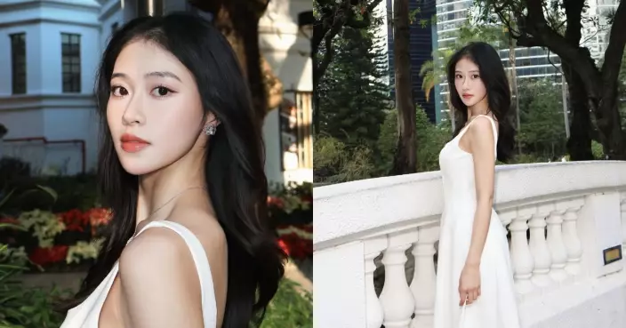 前港姐冠軍倪樂琳白裙Look仙氣爆棚 網民激讚：鬼火咁靚！