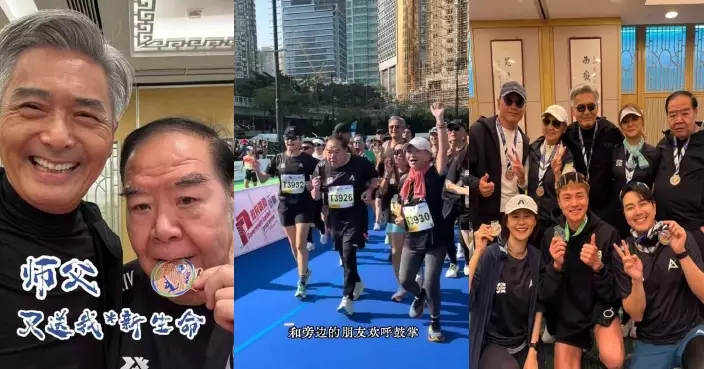 74歲鄭則士分享完成渣馬10km心路歷程 感激「師父」周潤發送予「新生命」