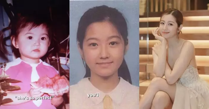 陳自瑤公開成長舊照 完美示範何謂「由細靚到大」