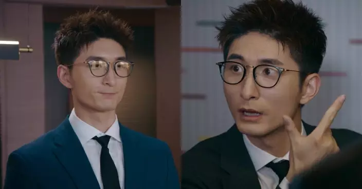 非常檢控觀｜張馳豪戴圓粗框眼鏡演「問題直男」見習檢控官 傻氣＋高大帥氣外型成功入屋