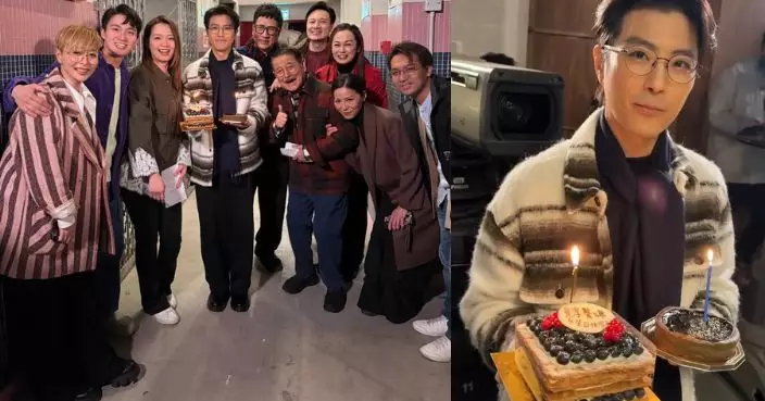 張景淳獲《愛·回家》劇組慶祝生日  「龔水CP」合體閃暈網民