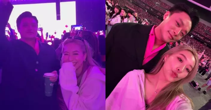 陳瀅與緋聞男友高調睇BLACKPINK 聞歌起舞High爆