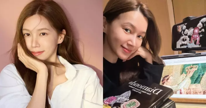 傅嘉莉開始修讀新一季珠寶課程 要睇4大本書依然樂在其中