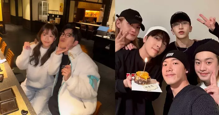 Edan晒生日照 阿妹＋MIRROR兄弟輪住狂歡