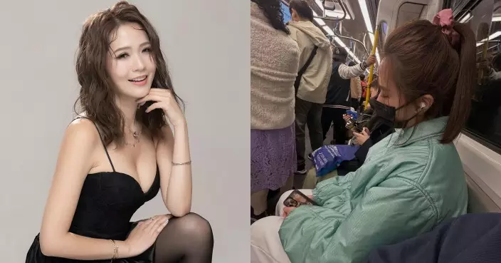 梁敏巧港鐵瞌眼瞓被偷拍 遭變態留言性騷擾 女神怒斥：尊重自己同父母！