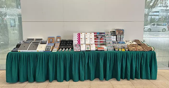 海關破往澳門內河船走私案 檢逾市值5600萬元電子及藥劑產品等