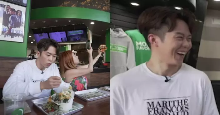 奢遊記｜鄭衍峰《變形金剛》麥克華堡餐廳歎漢堡 外籍店員讚「好帥」