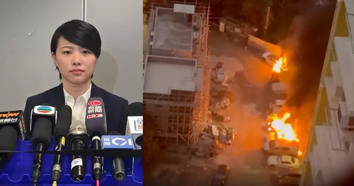 屯門和田邨周邊兩宗縱火燒車案 市民提供CCTV片段助警8小時拘兩非華裔男