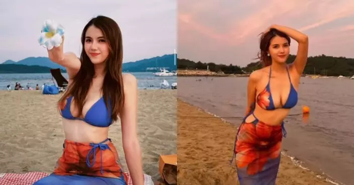 鄧凱文性感水着照突刪除 疑無綫下達「封胸令」惹熱議