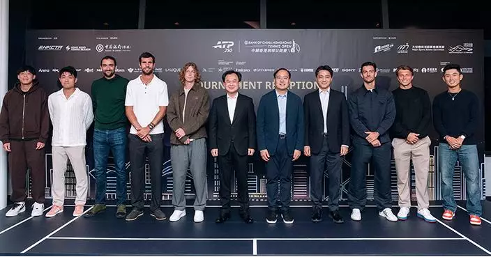 中銀香港網球公開賽2026揭幕  姆錫迪盧比利夫等星將雲集 黃澤林偕本地體壇精英打氣