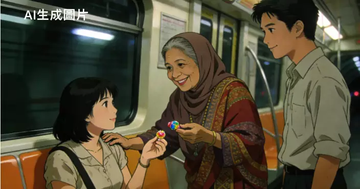 港女搭港鐵獲印尼旅客贈糖即場「提親」 網民憂安全急勸勿食