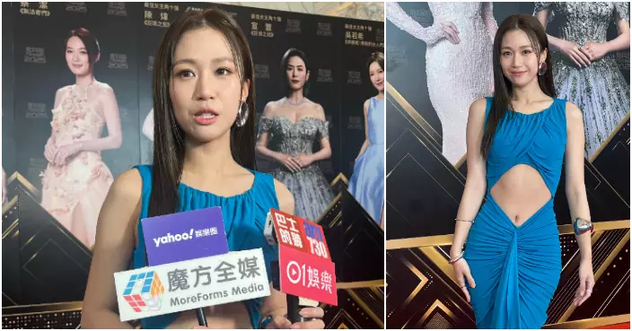 TVB頒獎禮2025｜ 「東張女神」何沛珈辣露零贅肉22吋小蠻腰  著戰衣上陣恨拎「最佳衣著獎」