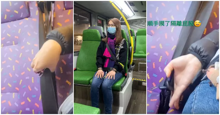 巴士扣安全帶變世紀難題 高手示範「一秒神技」化解觸碰鄰座尷尬