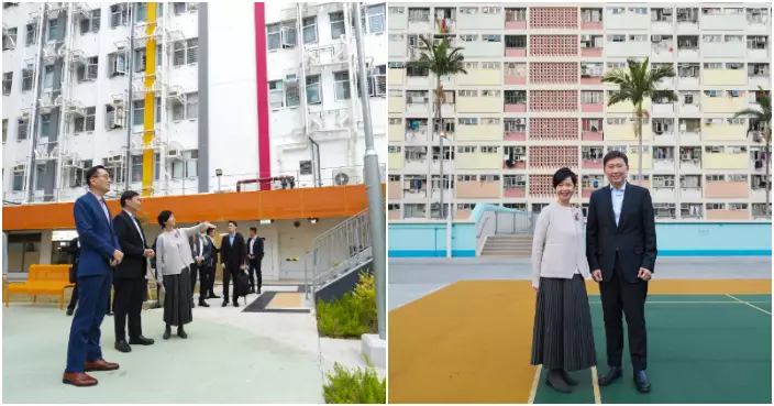 何永賢與新加坡國家發展部長交流房屋政策 視察簡約公屋再到彩虹邨打卡