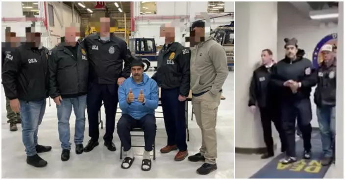 馬杜羅穿拖鞋現身美緝毒署邊走邊說「新年好」 其後再被移送至紐約拘留中心