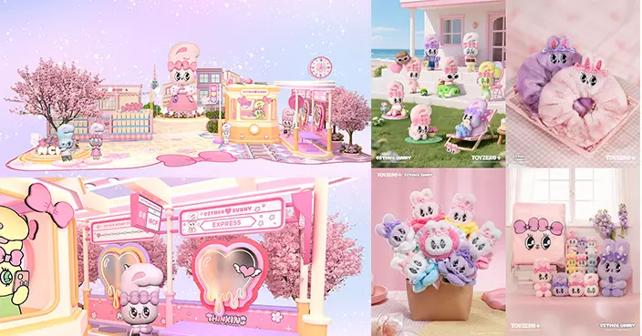 MCP 新都城中心聯乘 Esther Bunny 6 米韓服兔兔+粉紅櫻花列車 全港首個限定店+心動見面會