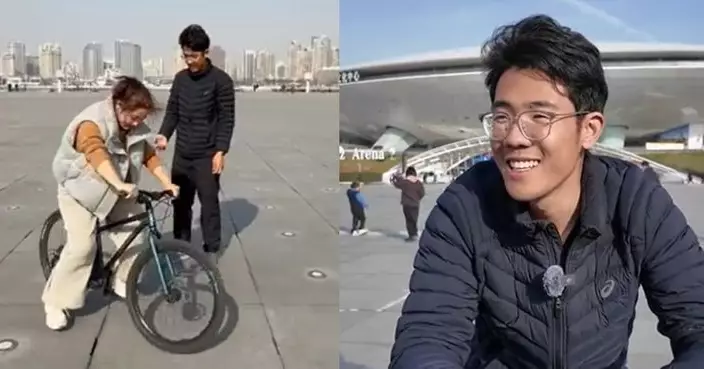 體大生教騎單車兩節課收800人仔包學識 兩年賺27萬 網民熱議：要花錢學？