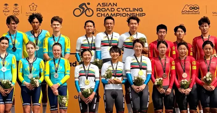 亞洲公路單車錦標賽　港隊精英組混合接力計時賽奪金