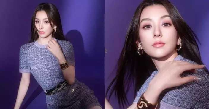 「天王嫂」方媛紫色戰衣晒完美曲線 產後狀態全面回歸