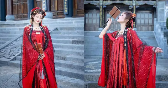 沙律張沛樂古裝Look賀立春 網民驚艷：猶如公主重生