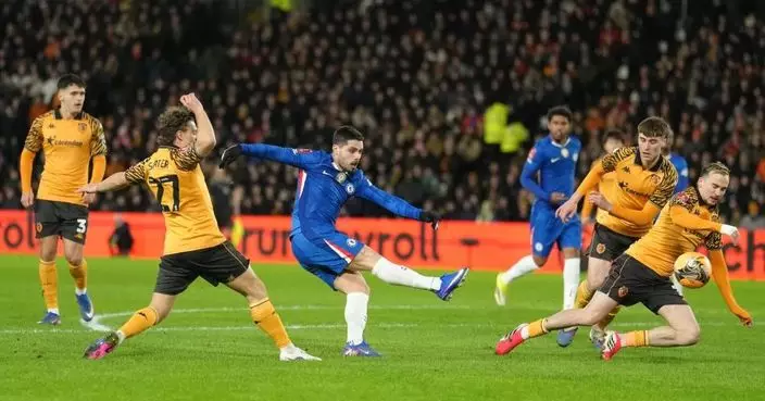 英格蘭足總盃車路士4:0挫侯城晉級