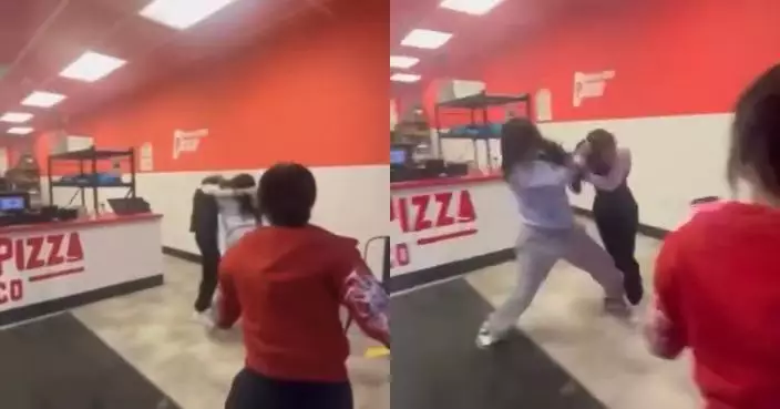 美薄餅店爆MMA！16歲女店員遭5結怨男女闖店圍毆「1對5」擊退 另一身份曝光