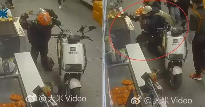 憂送單超時匆忙進食卡喉 四川送外賣大學生獲附近店主施海姆立克法救回