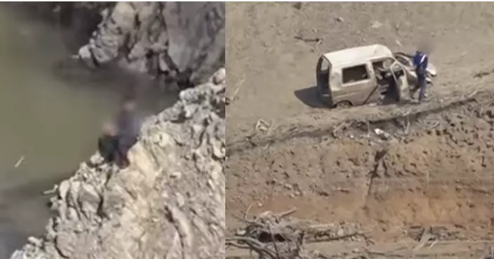 日本乾旱水庫水位大跌 40年古村遺跡重現引爆打卡亂象 官方急籲勿靠近