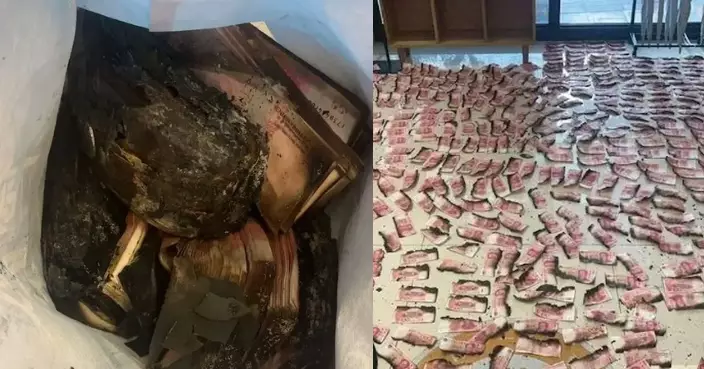 四川老夫婦40萬退休金放屋企意外遭大火燒毀 銀行花15日搶救兌回近31萬