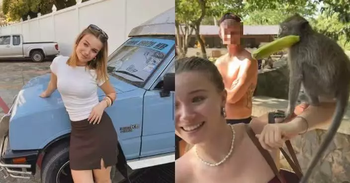 遊泰與馬騮互動變驚魂記！德女網紅遭猴群圍攻咬傷小腿送院