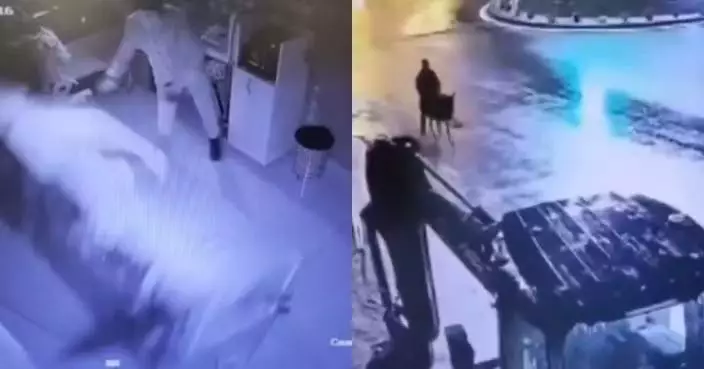 駕鏟車闖珠寶店盜150克金飾 土耳其賊人騎驢逃逸終落網