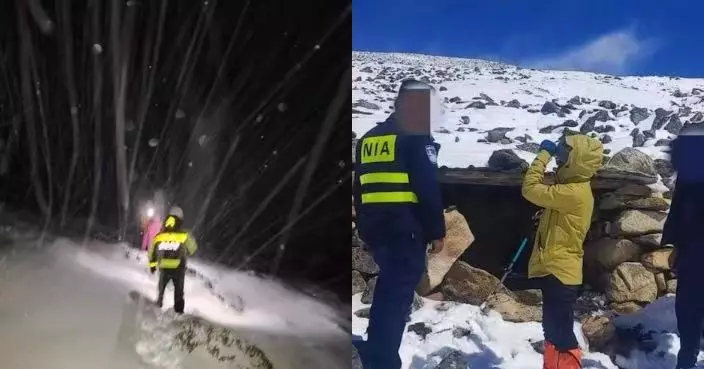 西藏高海拔地區徒步突遇大雪與團隊失散 內地女牛棚避寒靠牛糞保溫平安獲救