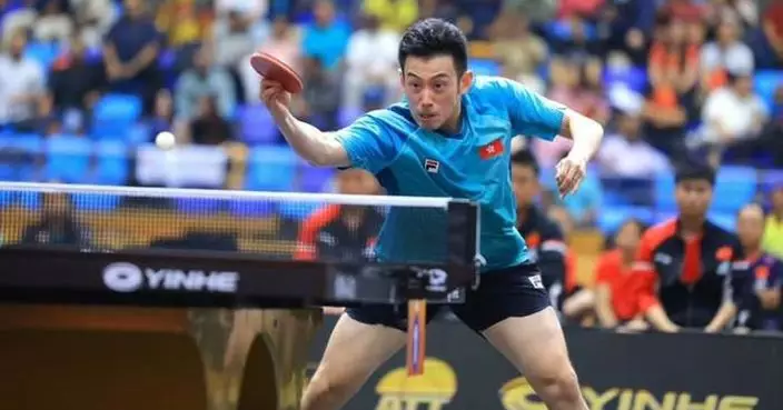 乒乓球亞洲盃黃鎮廷和林兆恒在小組兩連勝